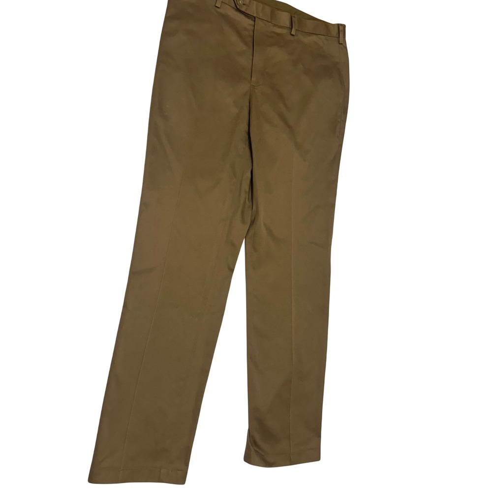 Jos. A. Bank Travelers Collection Tailored Fit Chinos Mens 35x32 Tan Khaki Pants